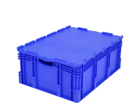 Euronorm Stapelkrat Pp 338x800x600mm 128l Standaardbodem Deksel