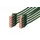 CAT 6 S-FTP patchkabel Cu LSZH AWG 27/7 Lengte 2m 10 stuks Groen