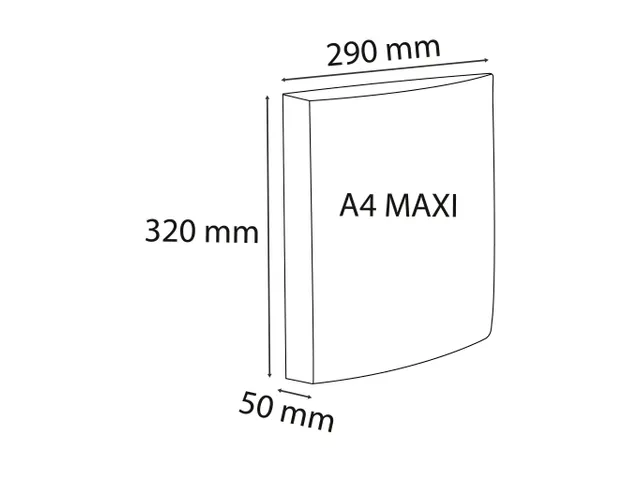 Ringmap PP Exabinder A4+ 4D-R 30mm zwar