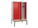 locker voor scheiding van kleding,HxBxD 2120x1200x815mm,4vak