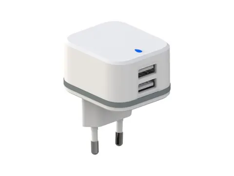 Compacte Lader Met 2 USB-Aansluitingen - 5 V - 4.8 A MAX. - 24 W MAX.