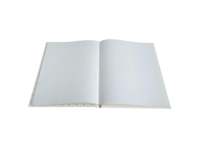 Livre d'or Balacron avec titre 100 pages blanches - 27x22 cm vertical