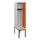 locker met bank,HxBxD 1950x400x815mm,1vak,vak B 400mm,cilinderslot
