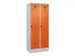 locker voor scheiding van kleding,HxBxD 1950x800x500mm,2vak