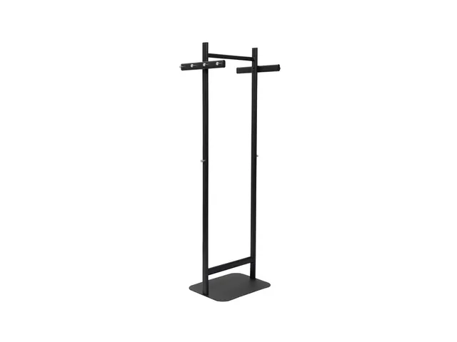 Garderoberek MAUL Salsa staand 173x60x43cm 40kg, 8 haken Zwart RAL9004