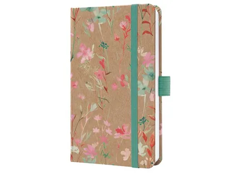 Agenda semainier Pure 2027 (DE/EN/FR/NL) A6 Green Floral Serenity Hard