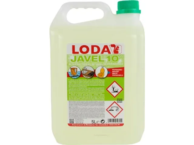 Eau de javel 10° vert 5 litres