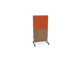 scheidingswand,HxB 1545x800mm,NT-cherry,BN3012-oranje - 2