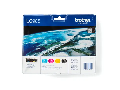 Brother LC-985 Valuepack Inktcartridge Zwart & Kleur Set