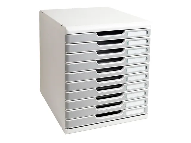 Bloc à tiroirs MODULO A4 10 tiroirs Classic Gris