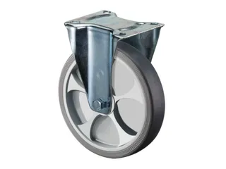 bokwiel,draagverm. 110kg,TPE-banden,Ø 100mm,wiellager,velg kunststof - 1