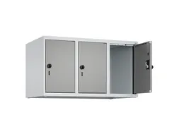 opzetkast,v. locker,3vak.,vak B 300mm,HxBxD 500x900x500mm,draaigrendel
