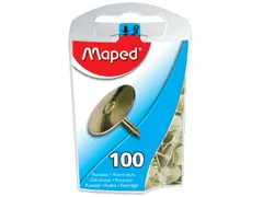 Punaises Maped messing 100 stuks