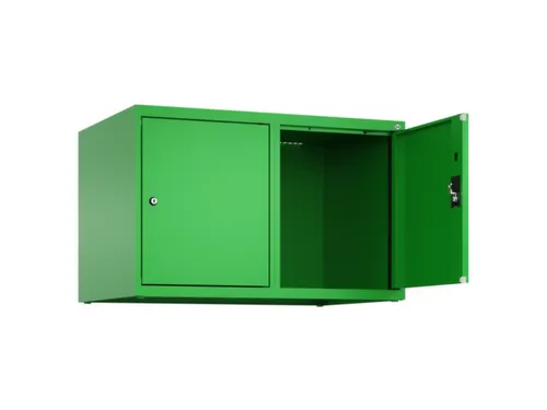 opzetkast,v. locker,2vak.,vak B 400mm,HxBxD 500x800x500mm,cilinderslot