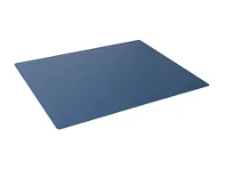 Schrijfonderlegger Blauw 530x400 mm med siergroef PP opaak