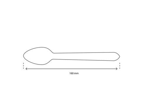 Houten Lepel FSC BIO 160mm 100 Stuks