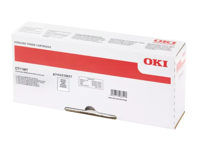 OKI 44318657 Witte Toner Cartridge Origineel 6.000 Pagina’s