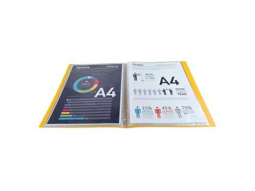 Showalbum Harde Grecycleerde PP Forever PP 30 Tas A4 Assorti