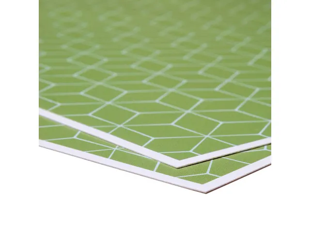 Set de table 45x32cm PVC Points Couleur terre 6 pièces