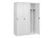 locker voor scheiding van kleding,HxBxD 1850x1200x500mm,3vak