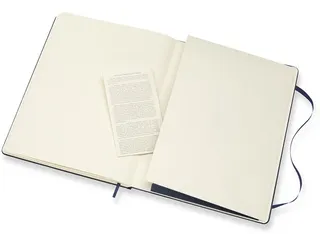 Notitieboek Moleskine XL 190x250mm lijn hard cover sapphire blue - 4