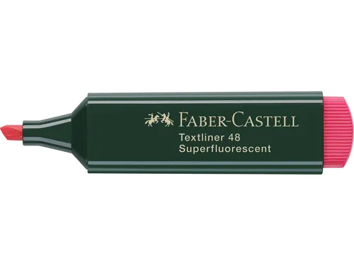 Markeerstift Faber-Castell neon 48 rood