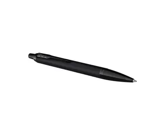 Balpen Parker IM Monochrome Matte Black PVD Medium Blauwe inkt - 2
