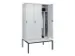 locker voor scheiding van kleding,HxBxD 2120x1200x815mm,3vak