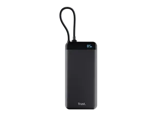 Powerbank Trust Fiera 20.000 met kabel 2 USB-poorten zwart - 4