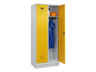 locker,HxBxD 1950x800x500mm,2vak,vak B 400mm,cil.-slot,sokkel - 1