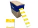 Etiket Avery HACCP dinsdag geel 25x25mm 1000 stuks
