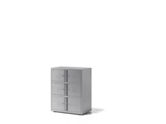 lockerkast,HxBxD 1000x800x470mm,1x6vakken,cil.-slot,sokkel