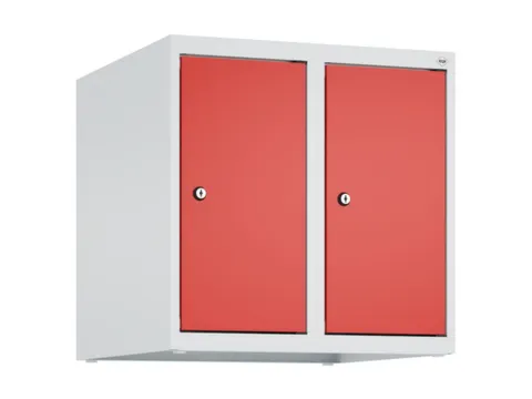 opzetkast,v. locker,2vak.,vak B 250mm,HxBxD 500x500x500mm,vleugeldeur