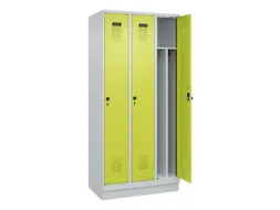 locker voor scheiding van kleding,HxBxD 1950x900x500mm,3vak