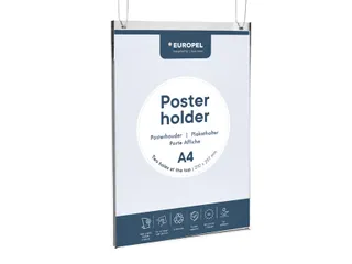 Posterhouder Europel A4 staand acryl - 1