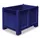 Stapelcontainer Pp Hxbxd 850x1200x800mm 550 Liter 4Poten Blauw