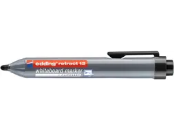 Whiteboardmarker edding 12 drukknop rond 1.5-3mm zwart