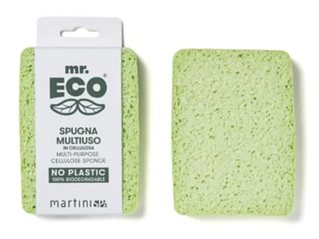 Spons 12.5x10x2cm van plantaardige cellulose