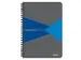 Cahier Leitz Office A5 ligné 180 pages 80g gris bleu