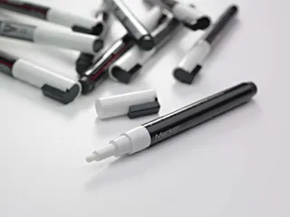 Glasbord Markers 3mm Wit 10 stuks - 1