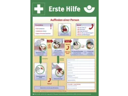 EHBO-bord,poster v. Duitse bedrijfsvereniging,gebruiksaanwijzing EHBO