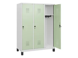schoollocker,HxBxD 1630x1200x500mm,3vak,vak B 400mm,draaigrendel - 1