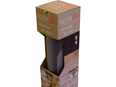 Stoelmat Floortex PVC 120x90cm voor harde vloeren retailpak