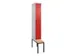 locker voor scheiding van kleding,HxBxD 2120x300x815mm,1vak