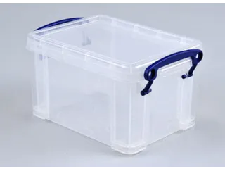 Opbergbox Really Useful 1.6 liter 195x135x110mm transparant wit - 2