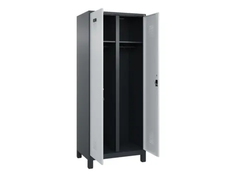 locker voor scheiding van kleding,HxBxD 1950x800x500mm,2vak