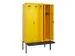 locker met bank,voor scheiding van kleding,HxBxD 2120x1200x815mm,4vak