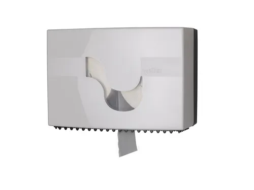 Toiletpapier dispenser Celtex Megamini Bis wit 2 rol