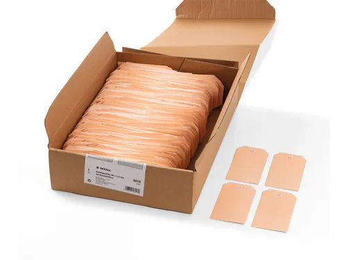 Herma 6018 Hanglabel 60x113mm Bruin karton met plastic oogje 1000 stuk