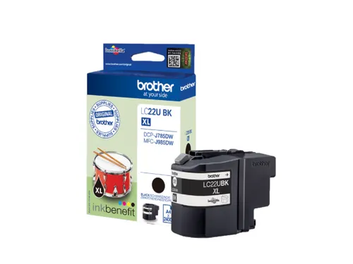 LC-22UBK Zwart Inktcartridge 2.400 pagina's